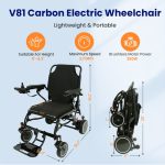 Lightweight folding wheelchair with cushioned seat, ideal for mobility and rehabilitation equipment needs.