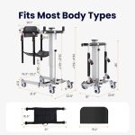 Lightweight folding wheelchair with cushioned seat, ideal for mobility and rehabilitation equipment needs.