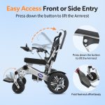 Lightweight folding wheelchair with cushioned seat, ideal for mobility and rehabilitation from Onesource DME Georgia.
