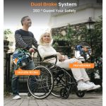 Modern lightweight wheelchair with cushioned seat, ideal for mobility and rehabilitation from Onesource DME Georgia.