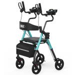 Lightweight foldable wheelchair with cushioned seat, ideal for mobility and rehabilitation at Onesource DME Georgia.