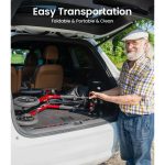 Modern hospital bed with adjustable side rails and mattress, ideal for home healthcare and rehabilitation use.